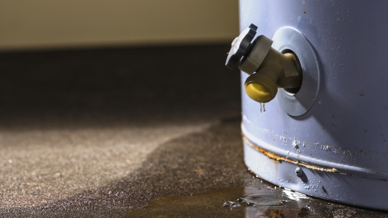 a leaky water heater can escalate quickly