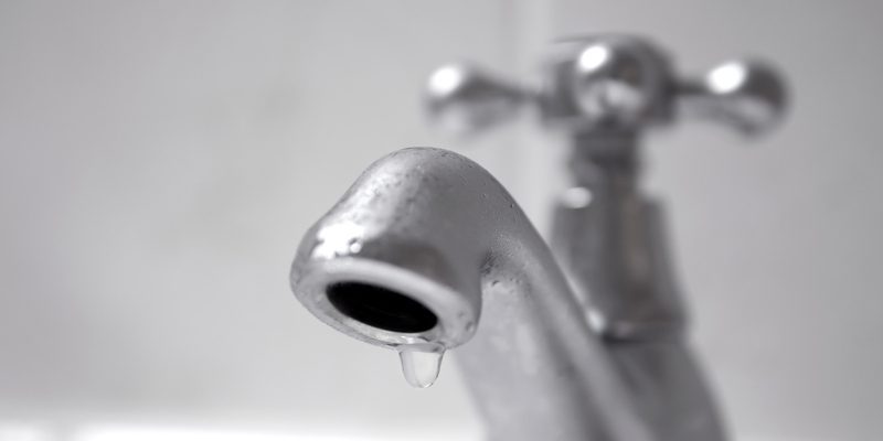 you can spot a dripping faucet