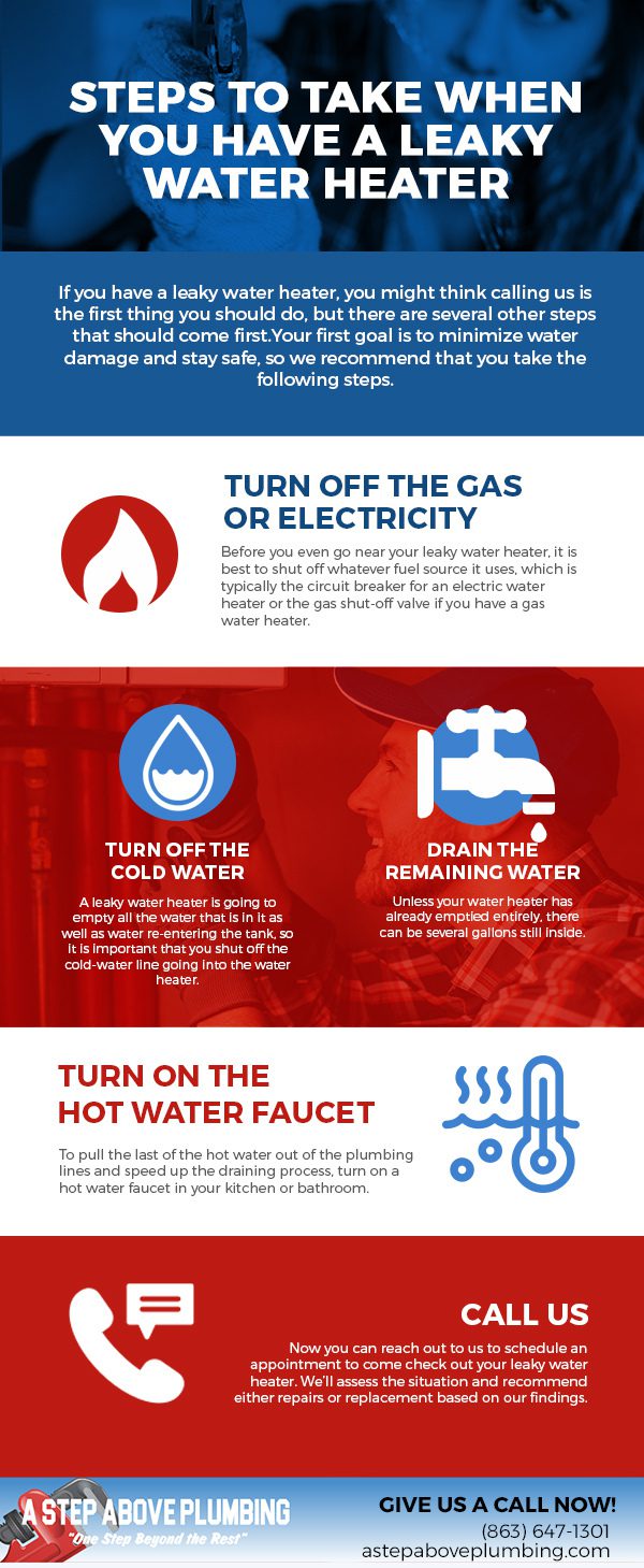 Steps to Take When You Have a Leaky Water Heater [infographic]